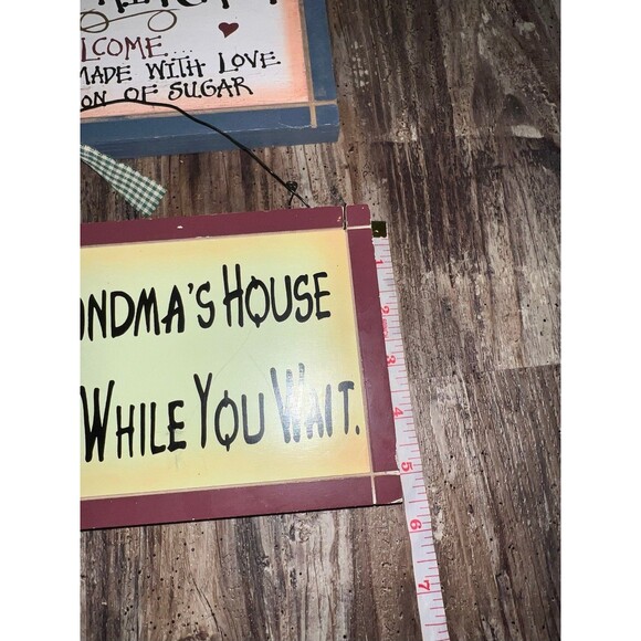 Retro vintage Grandma Signs Collection, Cottage Chic Home Sweet Sign Bundle - Picture 9 of 12